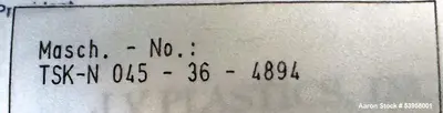 USED THEYSOHN TSK-N 045