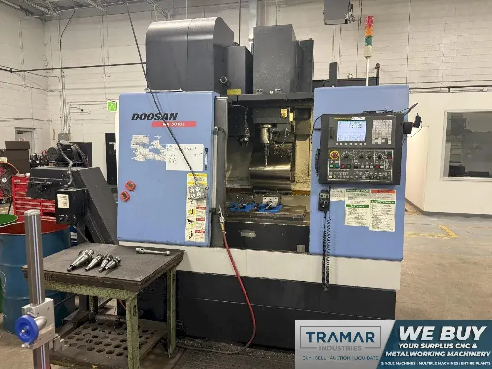Used 2007 DOOSAN MV3016L Vertical Machining Centers Ohio US | HGR 24 #1175385