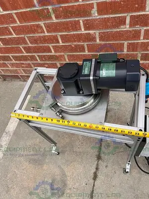 Stainless Steel Overhead 8" Stirrer w/ Lenze Inverter Drive, OM Motor, Gear Head