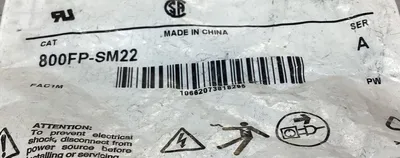 Allen Bradley 800FP-SM22 /A Selector Switch 2 Position NEW SEALED BAG 4D