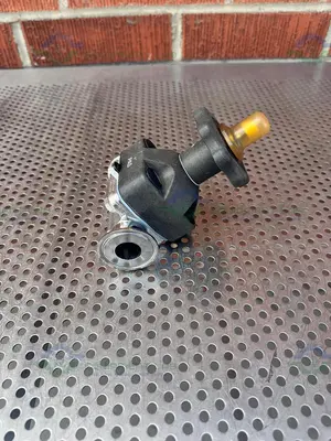 USED ITT PURE FLO RA25MAX STAINLESS STEEL DIAPHRAGM VALVE W/  1" SANITARY FITTINGS