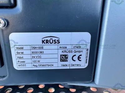 USED KRUSS DSA100S AUTOMATED CONTACT ANGLE AND DROP SHAPE ANALYZER 100 W, 24 VDC