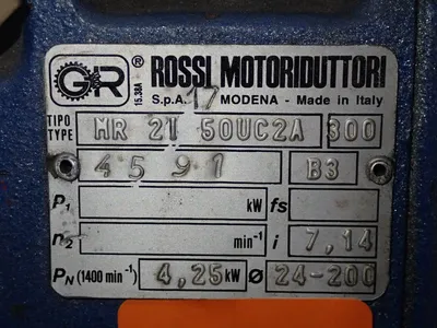 USED ROSSI MOTORIDUTTONI HR21 50UC2A