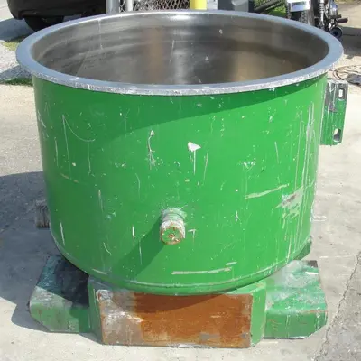 SPC6801  Mixer and Blender 100 gallon Ross change can Stainless Steel 39.25" inside diameter 27.5" inside height