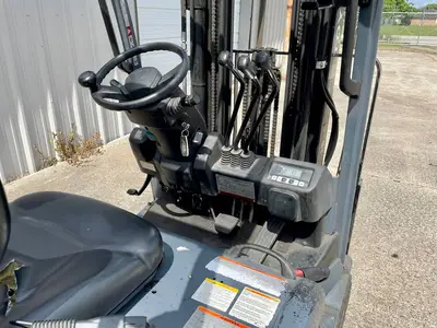 Used 2016 TOYOTA 8FBE18U 3-Wheel Sit down Electric Counterbalance Forklifts Texas US | TB Forklifts #1274963