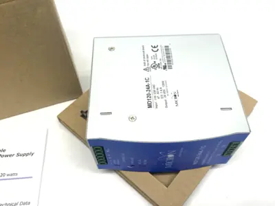 New | in-Stock Micron DINergy™ Rail Mountable Power Supply, 120W, Single Output DIN Rail Power Supplies Michigan US | Maverick Industrial Sales #1391115