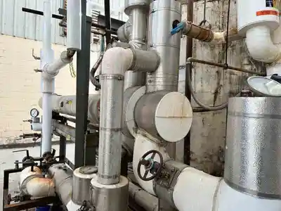 91 sq ft taylor tank company (rubicon) stainless steel shell & tube heat exchanger