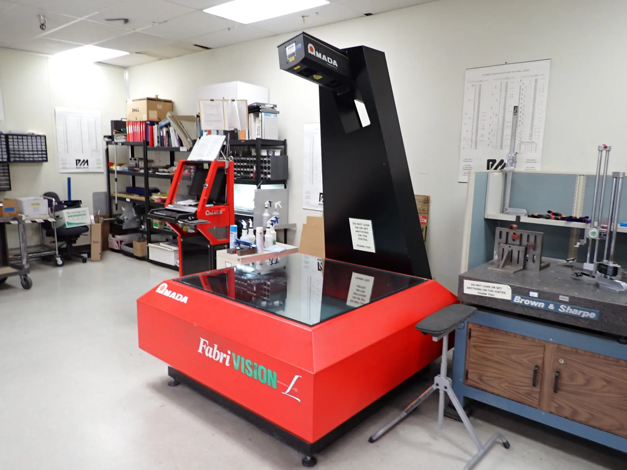 Amada Fabrivision Laser Scanning Machine MFG: 2010
