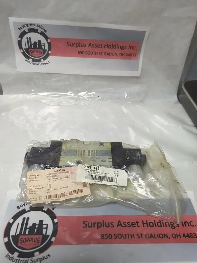 New | in-Stock AVENTICS 5776280220 Solenoid Valves Ohio US | Surplus Asset Holdings #1242811