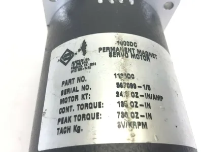 USED AEROTECH PERMANENT MAGNET SERVO MOTOR 1000DC
