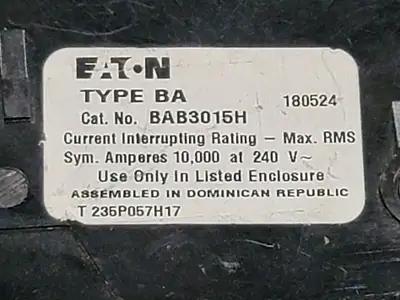 NEW EATON BAB3015H