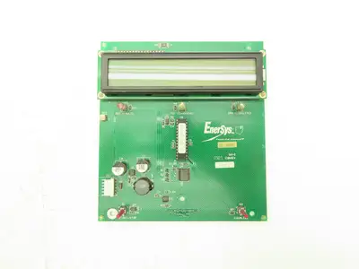 EnerSys X1060-06-WHFD-1 REV C Printed Circuit Board PCB LCD Display Push Button