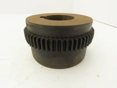 Sier-Bath F2 Vari-Crown Flanged Coupling With Flex hub 1-15/16" Keyed Bore