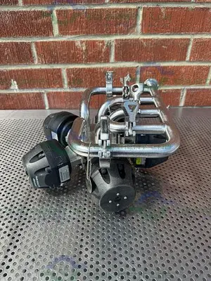 USED 5 ITT PURE FLO ADVANTAGE STAINLESS STEEL DIAPHRAGM VALVE W/ 1" SANITARY FITTING