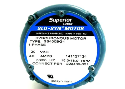 NEW SUPERIOR ELECTRIC SS400BG4 SLO-SYN STEPPER MOTOR