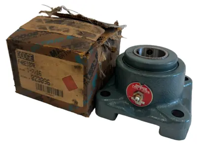 NEW DODGE F4B-E-107R SQUARE ROLLER BEARING 1-7/16" 023096 F4BE107R