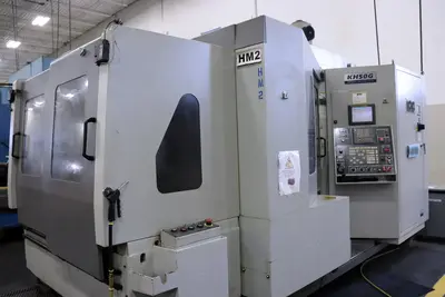 Used 2008 HYUNDAI KIA KH50G Horizontal Machining Centers Illinois US | Machinery Marketing International #779381