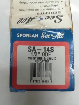 New | in-Stock SPORLAN SA-14S HVAC Parts and Equipment Ohio US | Surplus Asset Holdings #1399624