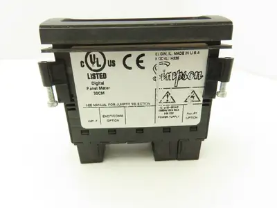 Simpson H335111020 Model H335 200mVDC Digital Panel Meter 120 VAC Power Supply