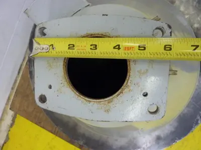 USED METAL FABRICATOR HOPPER321