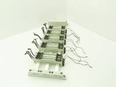 Wohner Classic 60 System Busbar 24" 3Ph 362A EQUES Lot of 5 32A 600V Adapters