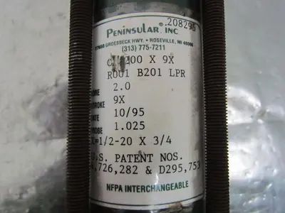 New | in-Stock PENINSULAR _UNKNOWN_ Pneumatic Cylinders | Arrow Industrial #632954