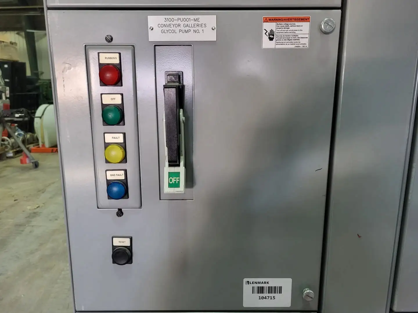 Full Voltage Non-Reversing MCC Bucket Size 1