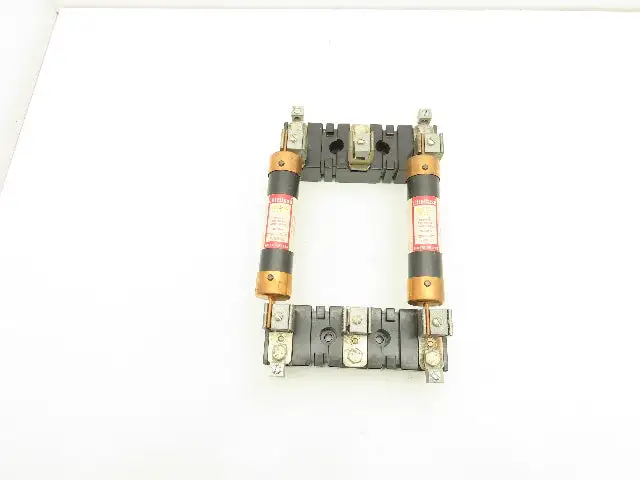 Allen Bradley X-410710 / X-400656 Fuse Block 3 Pole 100A 600V FLSR 80 Fuses