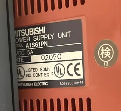 Used MITSUBISHI A1S61PN Programmable Logic Controllers Ohio US | Surplus Asset Holdings #1243086