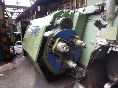 USED HEGENSCHEIDT MFD 165 PORTAL WHEELSET LATHE
