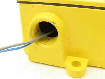 Rees 04962 Cable Pull Safety Switch E-Stop Assembly With Broken Indicator Light