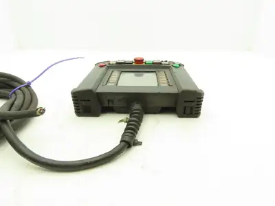 Idec HG2R-SS62BH-MK1260 Robot Teach Pendant Display With E-Stop & Cord *Photos