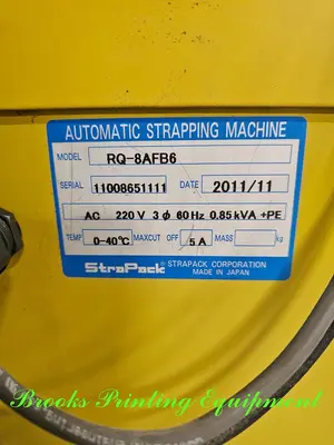 USED 2011 STRAPACK RQ-8AFB6