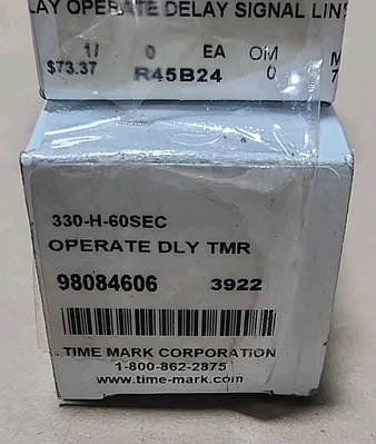 NEW Time Mark 330-H-60SEC