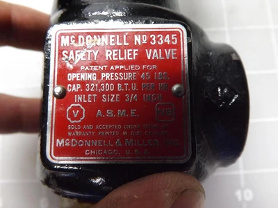 Used MCDONNELL & MILLER _UNKNOWN_ Valves/Fittings | OCO Industrial #1626021