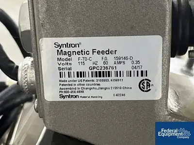 USED Fluid Energy Fluid Energy Jet-o-Mixer Jet Mill, Model 00, S/S