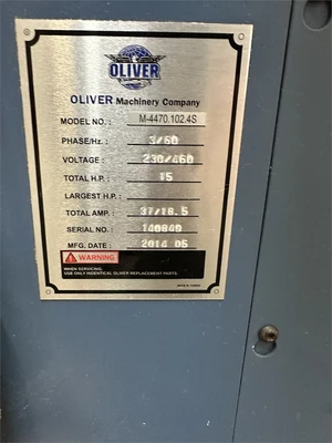 Used 2014 OLIVER M-4470.102.4S Woodworking Planers California US | MachineryMax #1320486