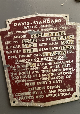 DAVIS STANDARD 450 sd  8856 Extrusion Other, Extruder Gearbox | Mark One Machinery (4)