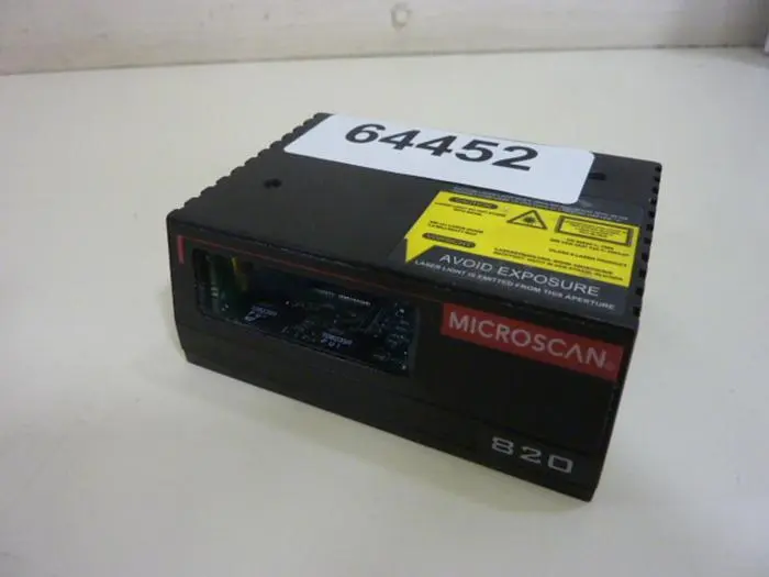Used MICROSCAN MS-820 Barcode Scanners Michigan US | Ideal Machinery #689861