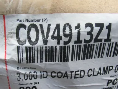 Lavanture Products COV4913Z1 Clamp 3"OD X 3/4"W Vinyl Coated Metal  Lot of 190