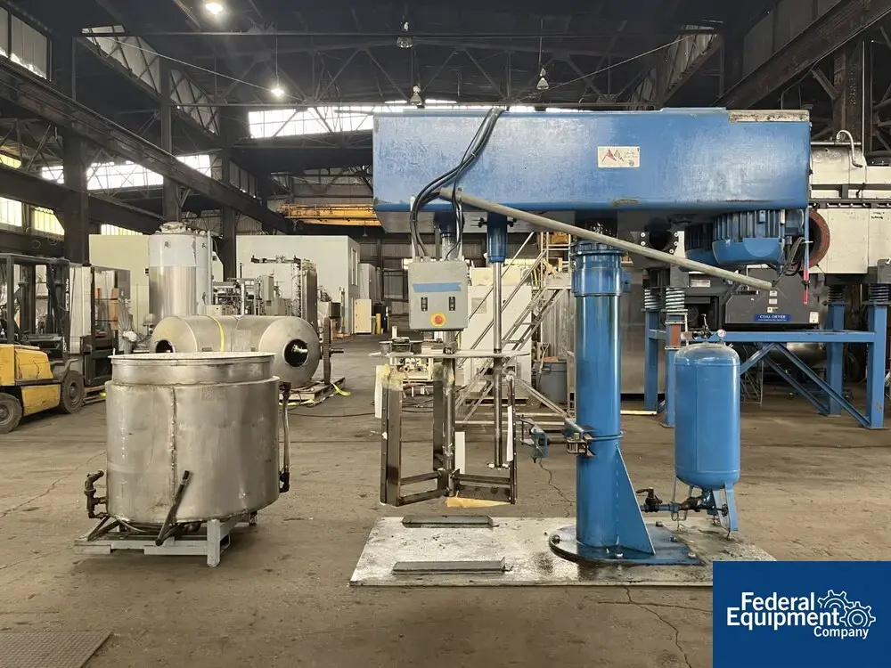 USED Cowles 300 Gal Cowles Dual Shaft Disperser, S/S, Model 2-J-38