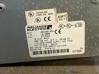 Used RELIANCE ELECTRIC 57C332A PLC Chassis Ohio US | HGR 24 #1335339