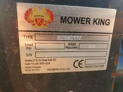 New | in-Stock MOWER KING _UNKNOWN_ Walk-Behind Trenchers Utah US | CSS Equipment Sales #1347183