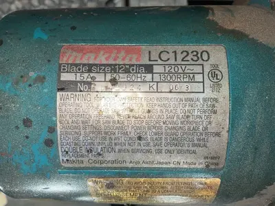 Used MAKITA LC1230 Abrasive & Friction Saws Ohio US | HGR 24 #1506935