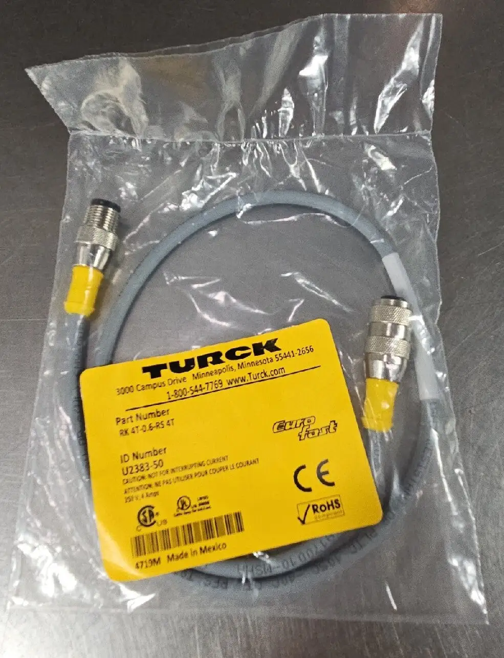 USED Turck Turck RK 4T-0.6-RS 4T.
