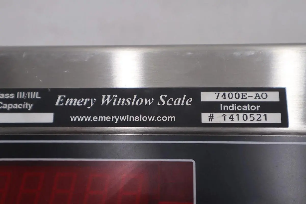 NEW OPEN BOX Emery Winslow Scale 7400E-A0 Digital Indicator STOCK 4602