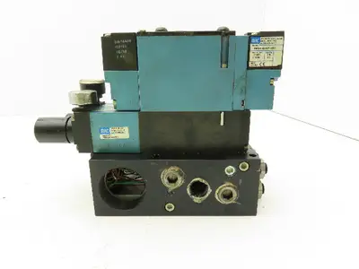 MAC 92B-BAB-CJA-DM-DJAP-1DG  2-Station Solenoid Valve Manifold 120V 92 Series