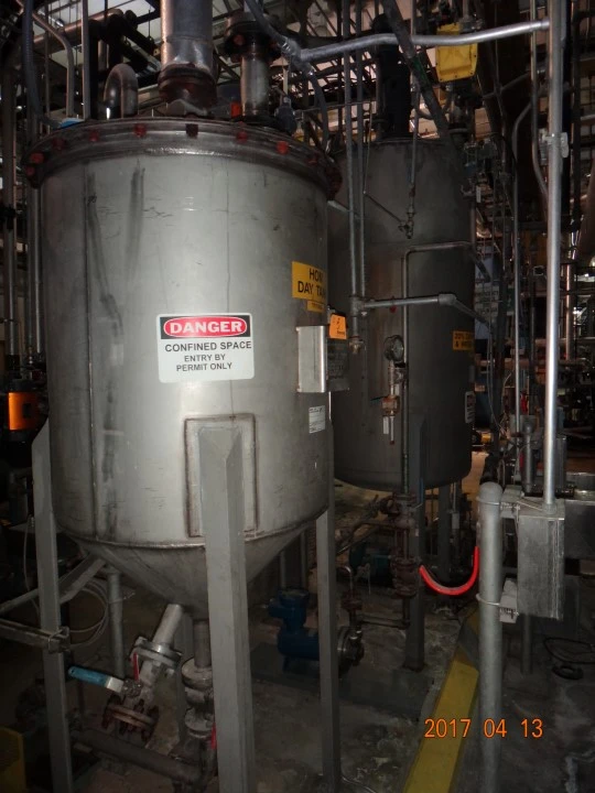 Knight Fabricators 500 Gallon 304L Stainless Steel Tank