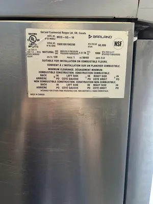 Used GARLAND MCO - GS - 10 Ovens Florida US | BAM Discount Restaurant Equipment #1324360