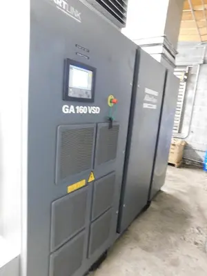 USED 2016 ATLAS COPCO GA160VSD ROTARY SCREW AIR COMPRESSOR
